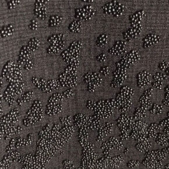 Elegant Simply Vera Verawang top women’s size pl petite Large black embellished - Picture 11 of 16